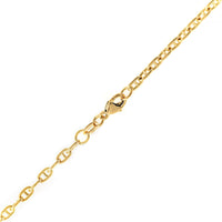 14K Yellow Gold 22" Anchor Chain Necklace