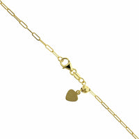 14K Yellow Gold Paperclip Chain