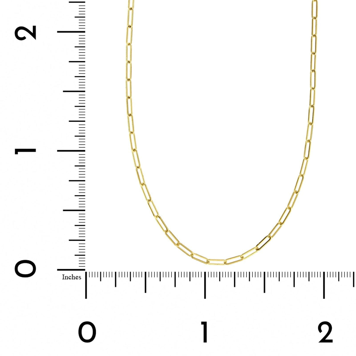 14K Yellow Gold Paperclip Chain