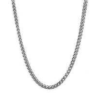 Platinum Figaro Chain Necklace