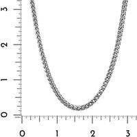 Platinum Figaro Chain Necklace