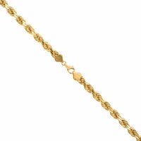 14K Yellow Gold 22" Rope Chain Necklace