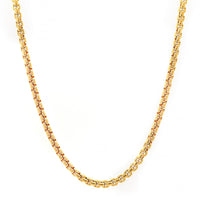 18K Yellow Gold 20" Box Chain Necklace