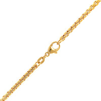 18K Yellow Gold 20" Box Chain Necklace