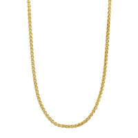 18K Yellow Gold Spiga Chain Necklace