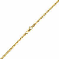 18K Yellow Gold Spiga Chain Necklace