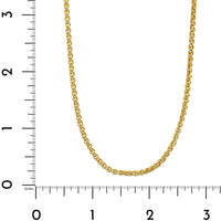 18K Yellow Gold Spiga Chain Necklace