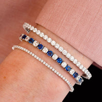 18K White Gold Diamond Tennis Bracelet