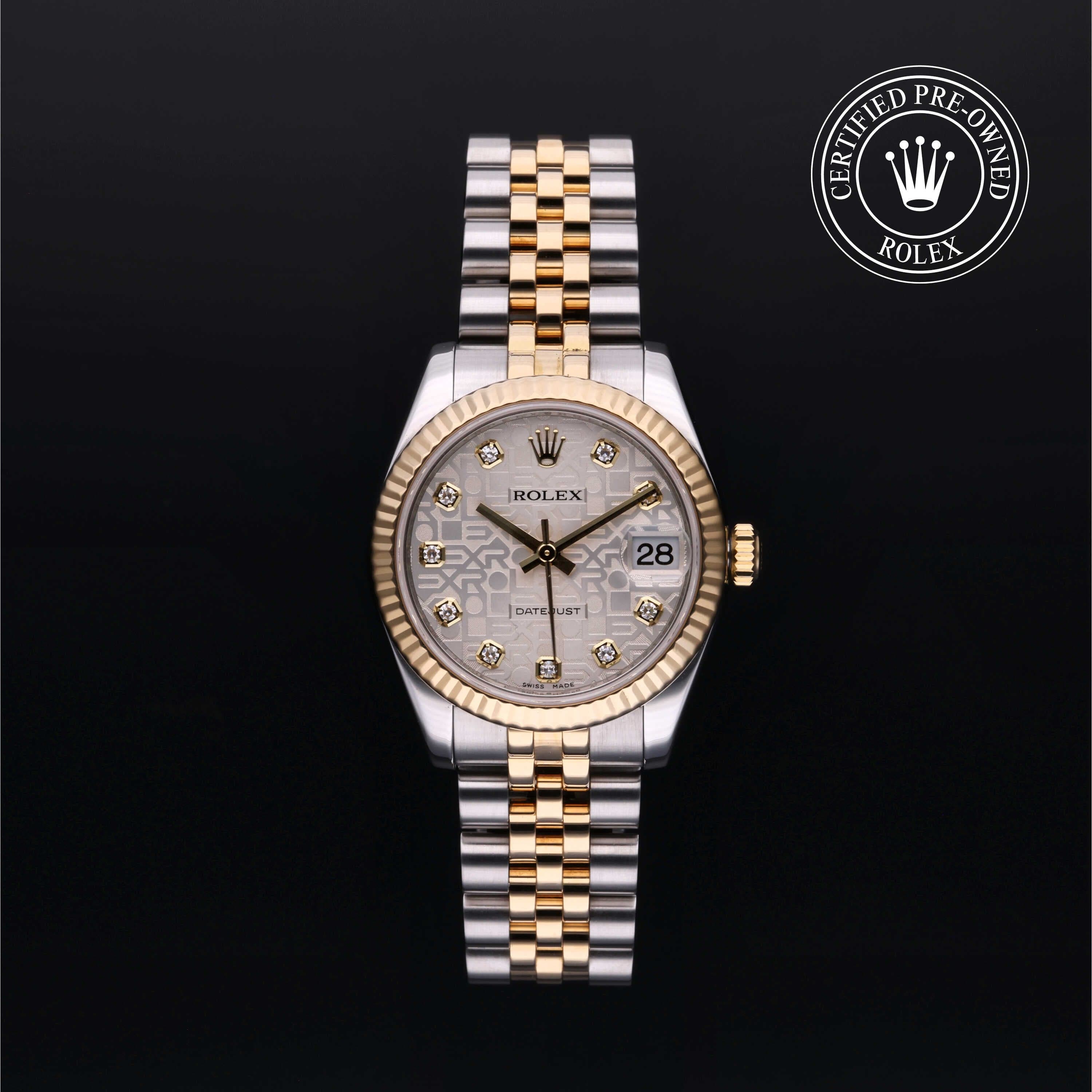 Rolex Certified Pre-Owned Datejust in Jubilee, 31 mm, Stainless Steel and yellow gold watch