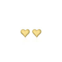 Anthony Lent 18K Yellow Gold Heart Studs