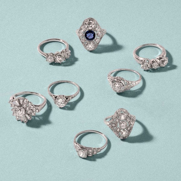 Estate, Antique and Vintage Diamond Rings
