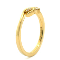 18K Yellow Gold Tulira Crown Style Diamond Wedding Ring