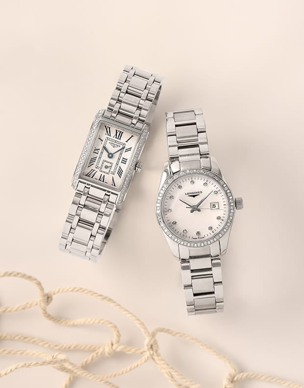 2 Longines Ladies Watches with Netting