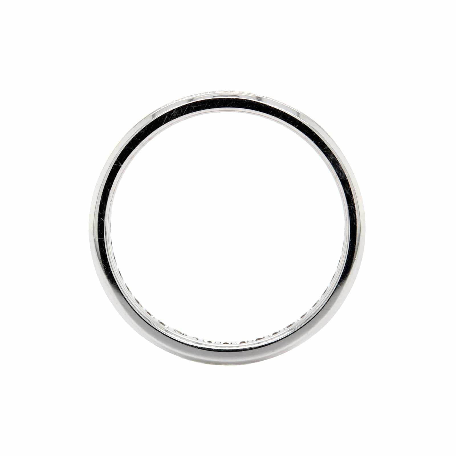 18K White Gold Channel Set Diamond Eternity Band