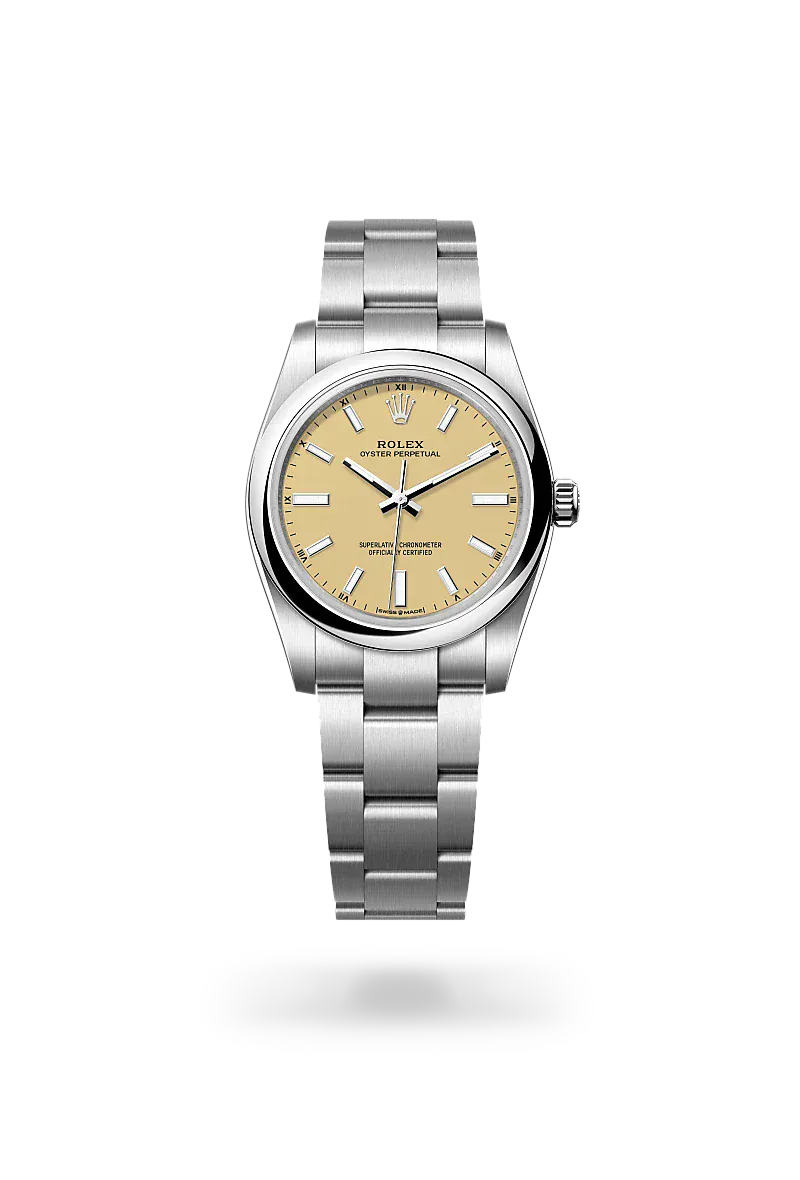  Oyster Perpetual 34 with Oyster, 34 mm, Oystersteel