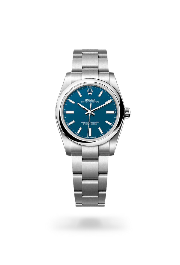  Oyster Perpetual 34 with Oyster, 34 mm, Oystersteel