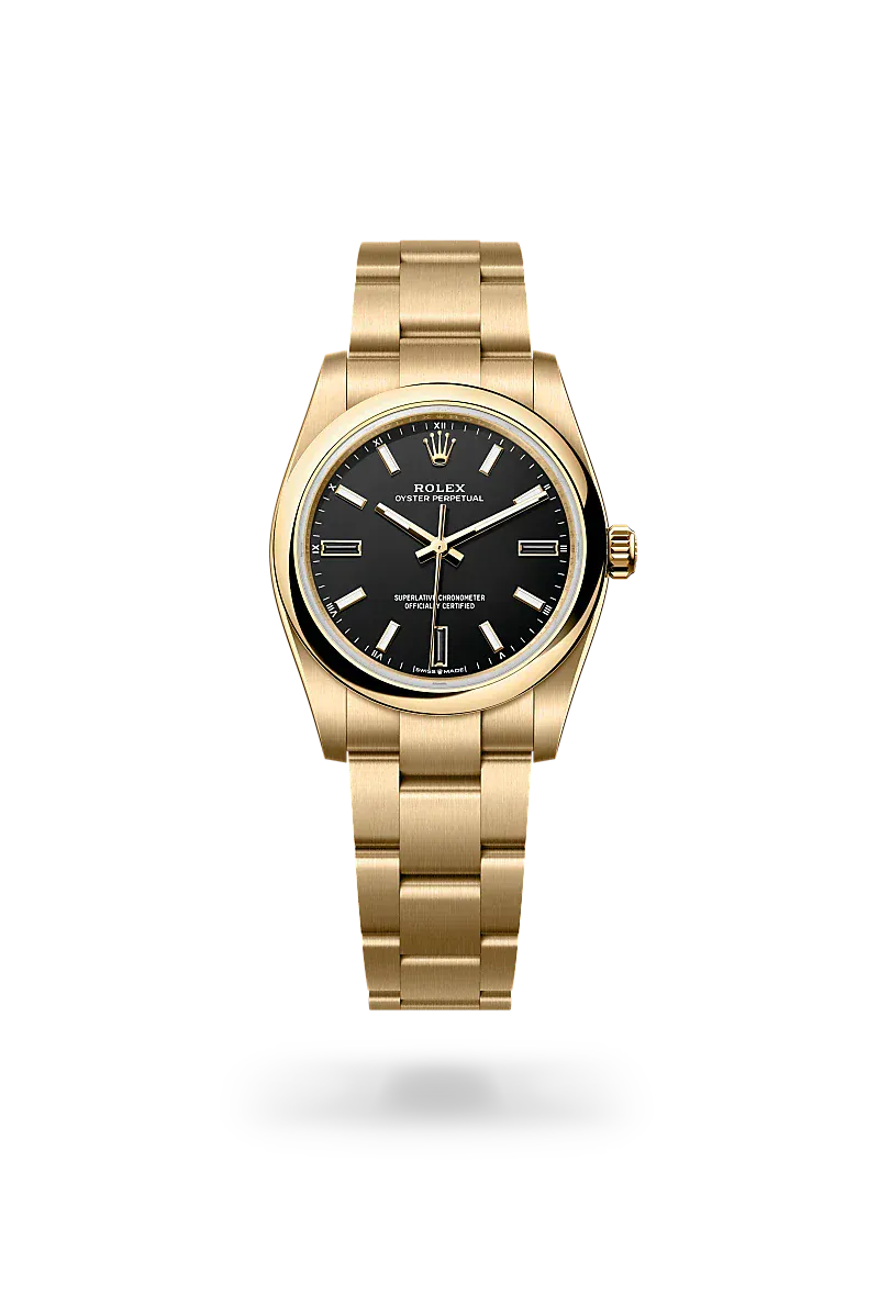  Oyster Perpetual 34 with Oyster, 34 mm, yellow gold