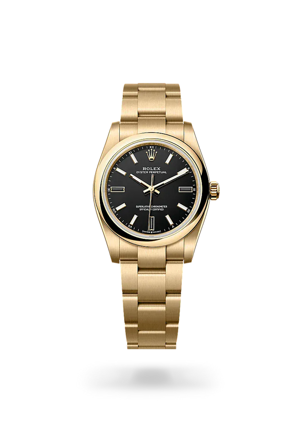  Oyster Perpetual 34 with Oyster, 34 mm, yellow gold
