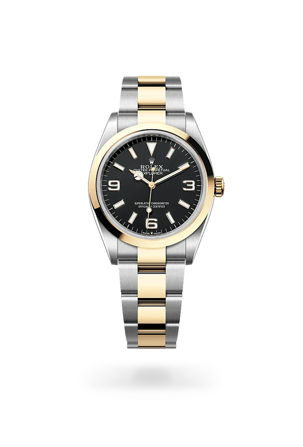  Explorer 36 with Oyster, 36 mm, Oystersteel and yellow gold