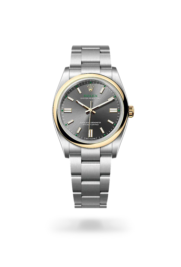  Oyster Perpetual 36 with Oyster, 36 mm, Oystersteel and yellow gold