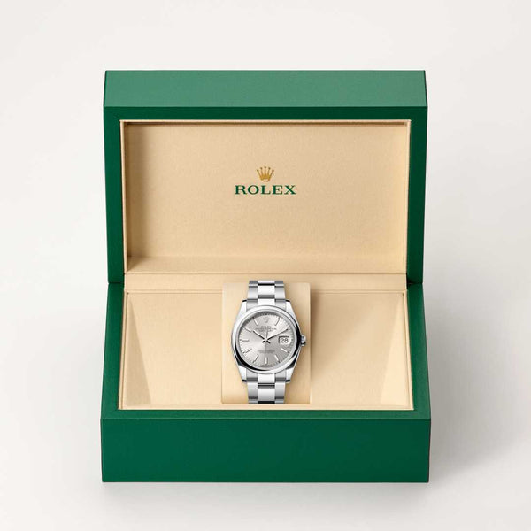 Rolex Datejust watch in box