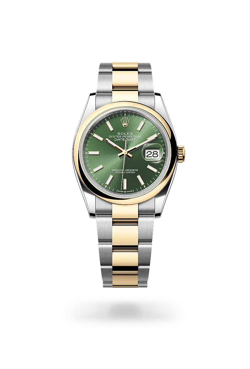  Datejust 36 with Oyster, 36 mm, Oystersteel and yellow gold