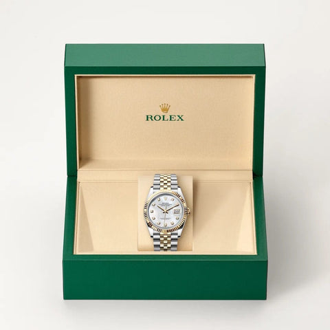 Rolex Datejust watch in box