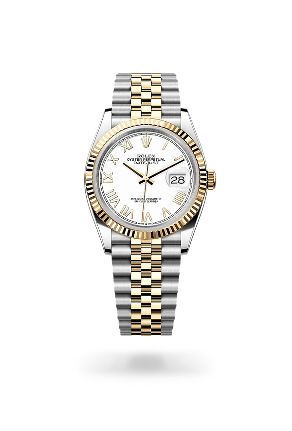  Datejust 36 with Oyster, 36 mm, Oystersteel and yellow gold