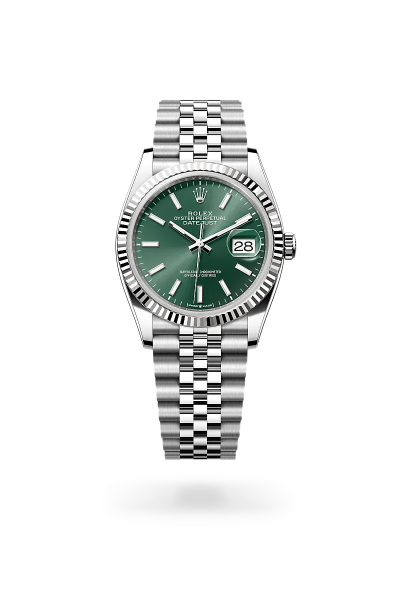 Datejust 36 with Oyster, 36 mm, Oystersteel and white gold