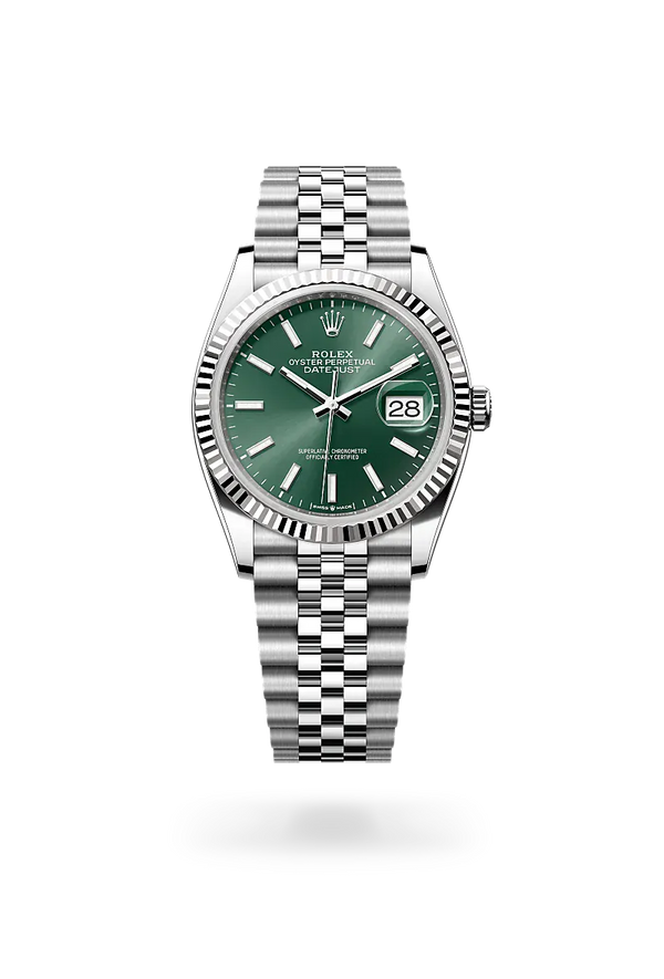  Datejust 36 with Oyster, 36 mm, Oystersteel and white gold