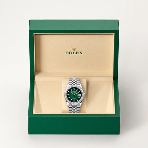 Rolex Datejust watch in box