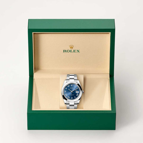 Rolex Datejust watch in box