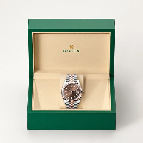 Rolex Datejust watch in box