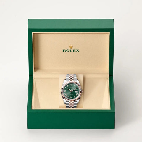 Rolex Datejust watch in box