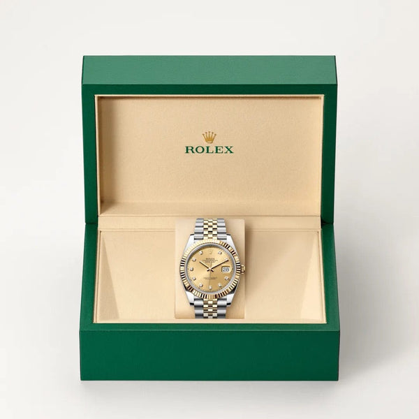 Rolex Datejust watch in box