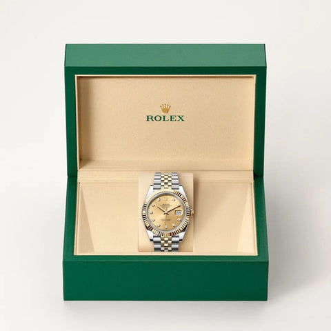 Rolex Datejust watch in box