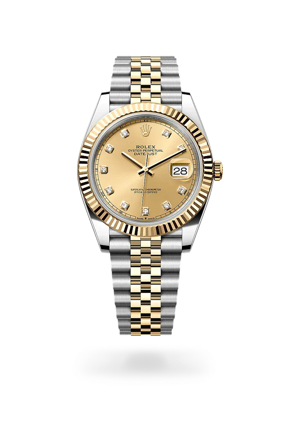 Datejust 41 with Oyster, 41 mm, Oystersteel and yellow gold
