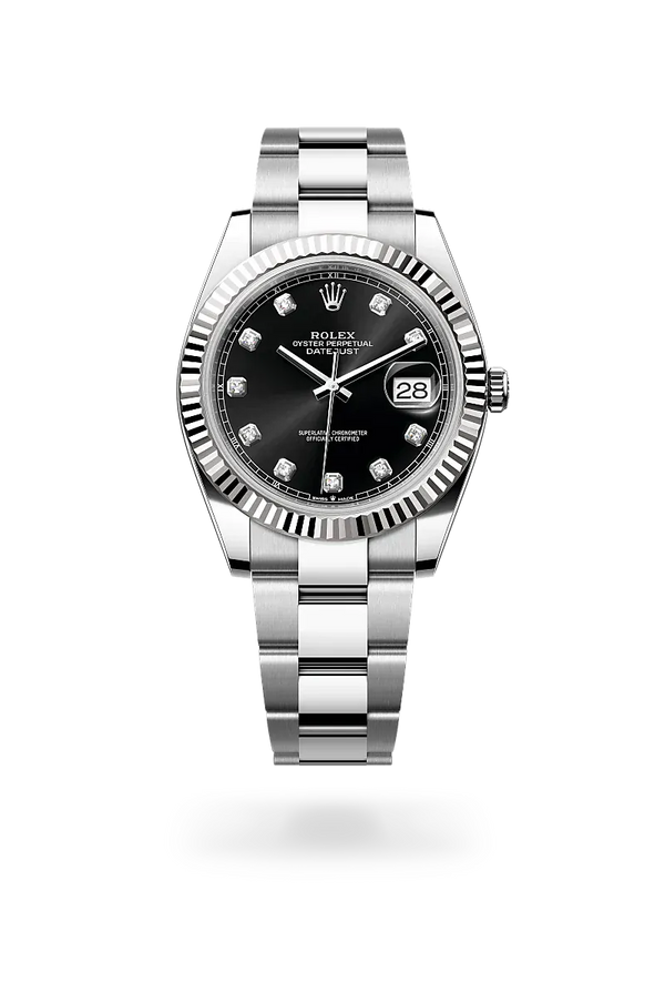  Datejust 41 with Oyster, 41 mm, Oystersteel and white gold