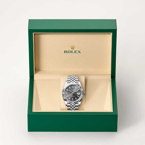 Rolex Datejust watch in box