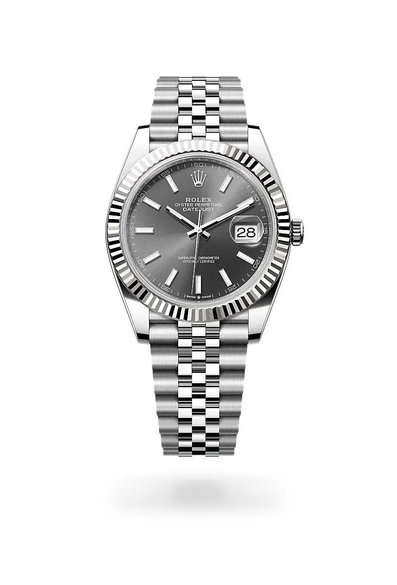  Datejust 41 with Oyster, 41 mm, Oystersteel and white gold
