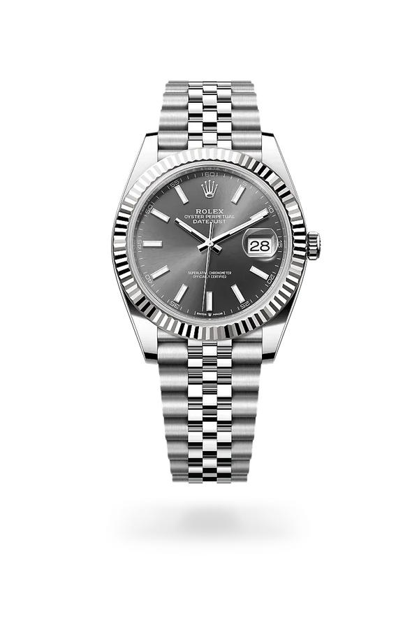  Datejust 41 with Oyster, 41 mm, Oystersteel and white gold