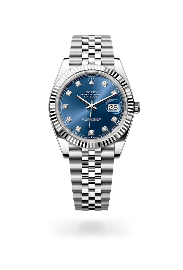  Datejust 41 with Oyster, 41 mm, Oystersteel and white gold