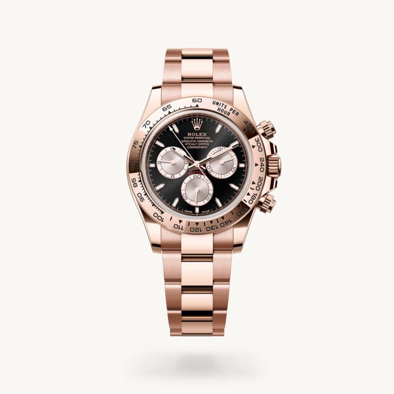 Rolex Cosmograph Daytona in 18 kt Everose gold, M126505-0001