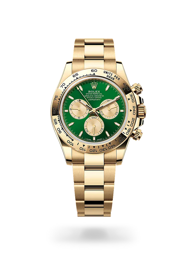  Cosmograph Daytona with Oyster, 40 mm, yellow gold
