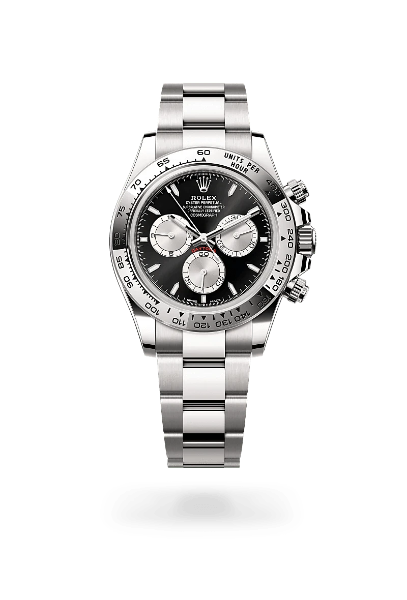 Front facing Rolex Cosmograph Daytona watch