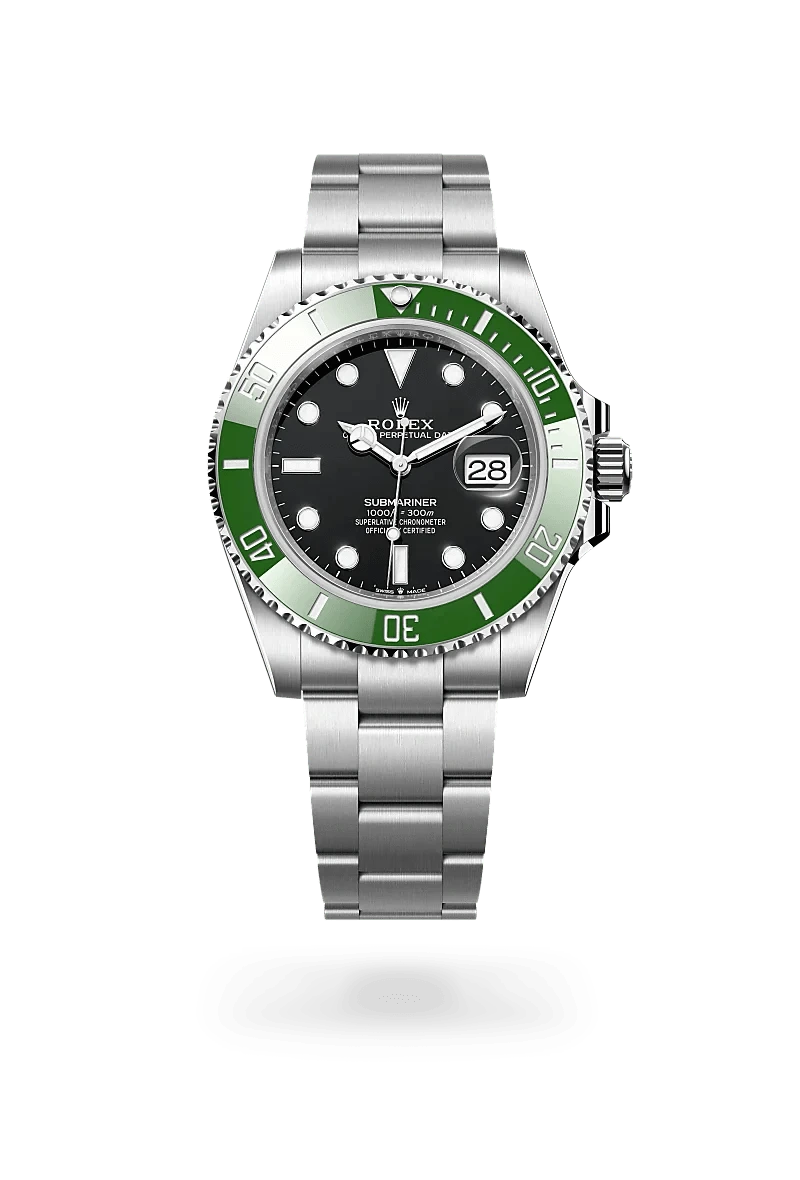 Front facing Rolex Submariner Date watch