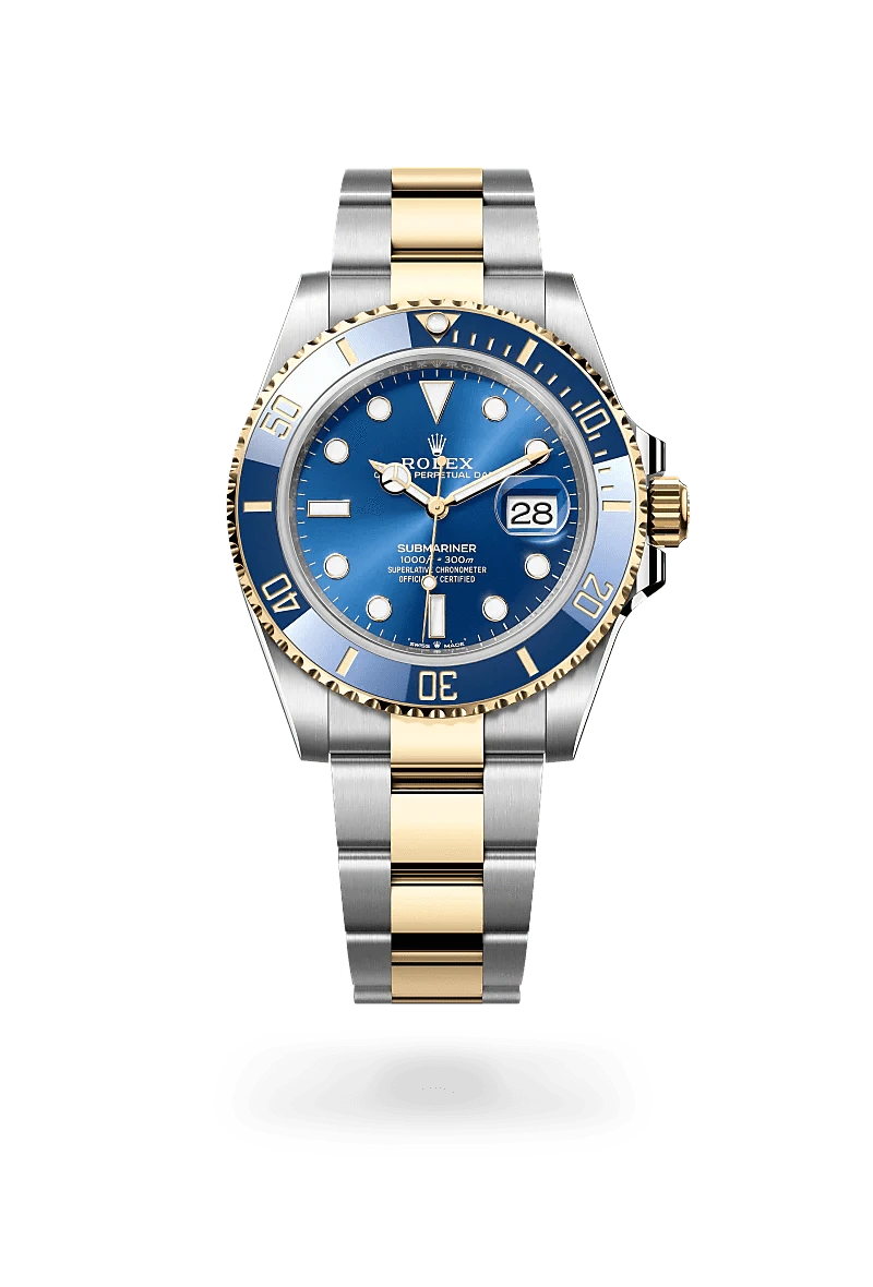 Front facing Rolex Submariner Date watch
