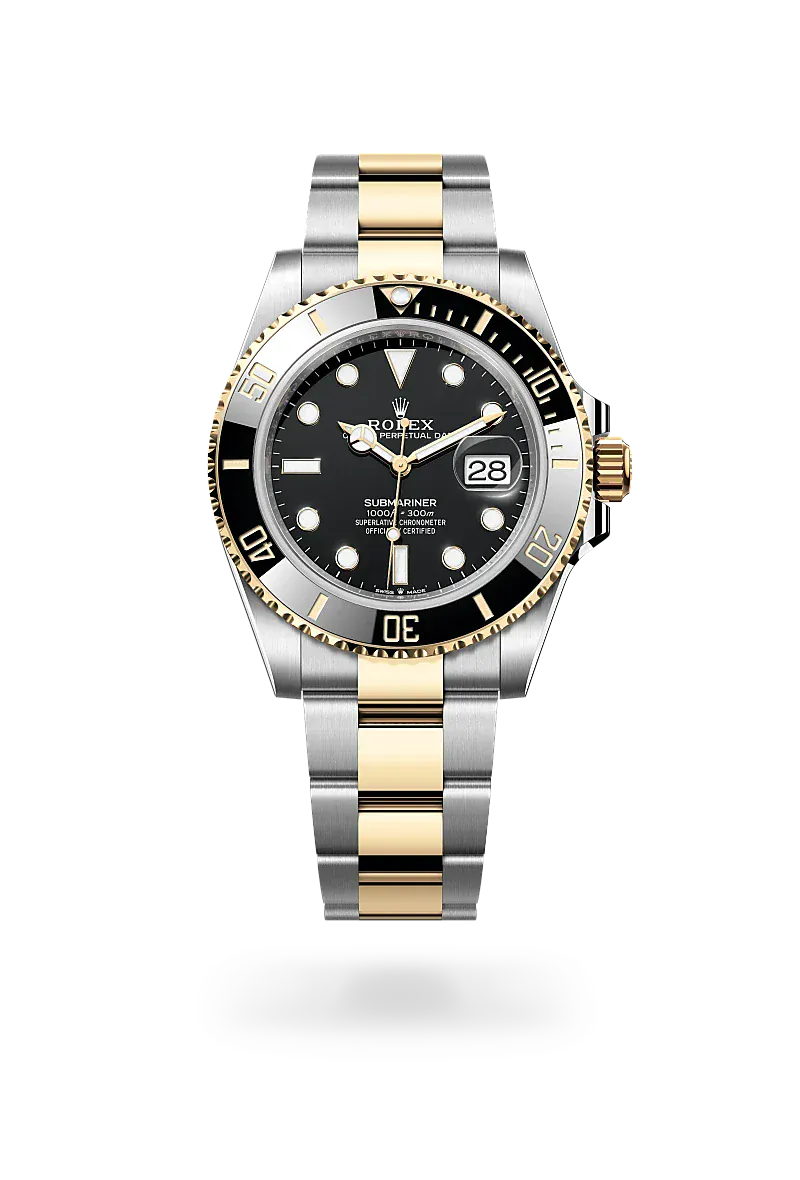  Submariner Date with Oyster, 41 mm, Oystersteel and yellow gold