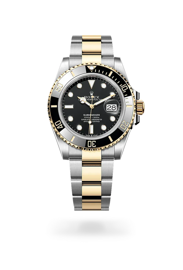  Submariner Date with Oyster, 41 mm, Oystersteel and yellow gold