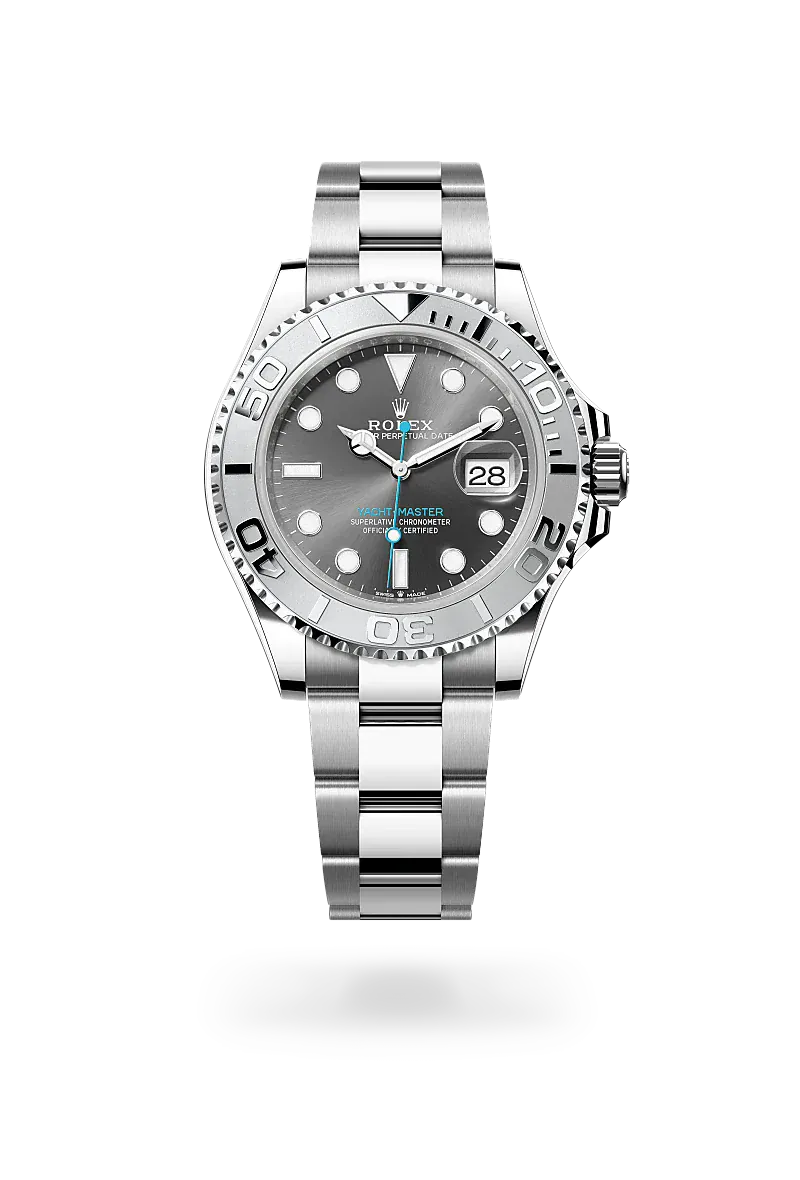  Yacht-Master 40 with Oyster, 40 mm, Oystersteel and platinum